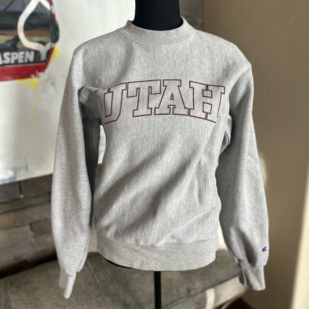 Vintage Champion Utah Reverse Weave Sweatshirt - Picture 2 of 7